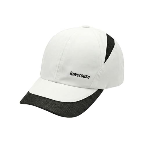 Image of lowercase Caps Men, Summer Hat, Unisex Mens Branded with Adjustable Strap,All Sports Cricket, Gym, Sports for Men with Airholes Navy Blue