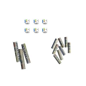 geo-versand 10 waterdichte logstreep mix Geocaching logboek schroef nano