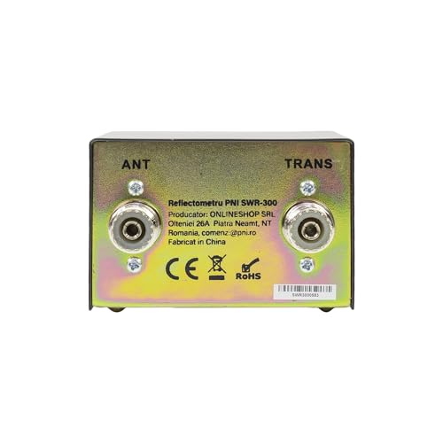Reflektometer PNI SWR-300 PWR-SWR-Messgerät zur Messung des SWR von Radioantennen im Frequenzbereich 26–30 MHz und der Leistung von CB-Radiosendern