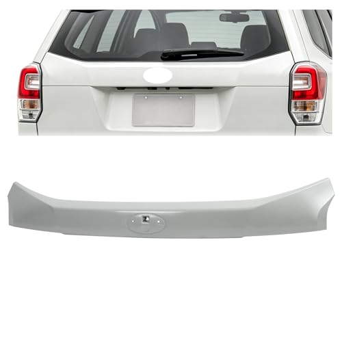 Manual Rear Gate, Gate Stays- Design Changes - 2019 Subaru Forester 2 ALMULOO Tailgate Finish Panel Garnish Compatible with 2014-2018 Subaru Forester Replace for 91111SG000 SU1904100 Rear Tail Gate Finish Trim Panel Liftgate Molding Plastic(ABS) Unfinished Gray