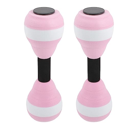 BESPORTBLE 2PCS Water Dumbbell, Aquatic Exercise Dumbbells Water Aerobic Exercise High-Density EVA-Foam Dumbbell for Pool Aerobics Resistance Swimming Training