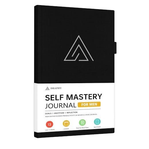 Self-Mastery Journal for Men/Women - Gratitude & Productivity
