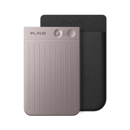 Image of Plaud Note AI Voice Recorder Device /Dictaphone w /Case App Control AI Transcribe & Summarize Support 112 Languages 64GB Digital Audio Recorder Note Taker for Lectures Meetings Calls, Starlight