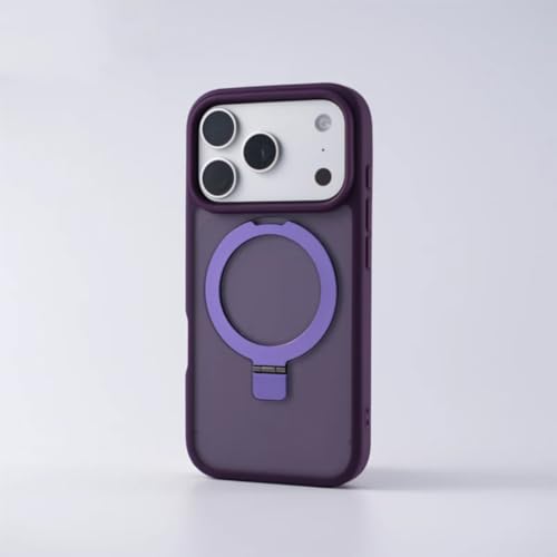 Coque iPhone 14 Pro Max violet mat pour vos appels vidéo mains libres