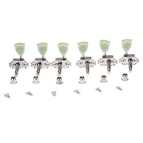 Wilkinson 3L3R Deluxe Vintage Keystone Style Guitare Mécaniques Set pour Gibson ou Epiphone Les Paul, Nickel - Les Beatles, Paul McCartney, John Lennon, RIngo Starr, George Harrison Wilkinson 3L3R Deluxe Vintage Keystone Style Guitare Mécaniques Set pour Gibson ou Epiphone Les Paul, Nickel – Image 4