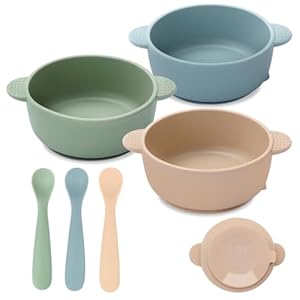 Eascrozn Silicone Baby Feeding Set,...