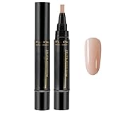 Nagellack Stift,3 In 1 Gel Nail Arts Pen,Gel Nagellackstifte,3-in-1 Schnelltrocknende Nagelkunst-Pens,Langhaltend & Bruchfest für DIY Maniküre zu Hause,Benötigt UV-Lampe