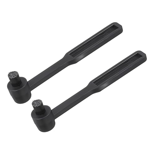 VINTORKY Turntable Cleaning Brush 2 Pcs Needle Cleaning Brush for Vinyl Records Stylus Cleaner for Record Care