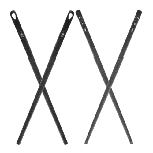 Gadpiparty 4pcs Leathercraft Lacing Needles Multi-use Sewing Needles for Leather Stitching with Single Double Hole Design for Leather Craft Projects