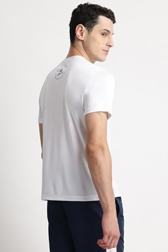 Image of Reebok Men's Polyester Gym T-Shirt - Quick Dry Moisture Wicking Sports T-Shirt for Men | Workout Running Training Tshirt for Men | Half Sleeve Active Tee