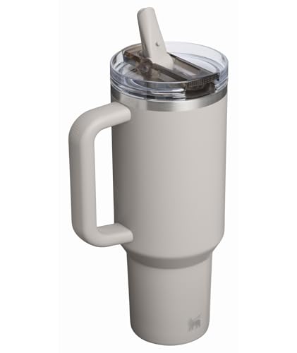 Image of STANLEY Quencher ProTour Flip Straw Tumbler with Leakproof Lid 40 oz | Built-In Straw & Handle | Cupholder Compatible for Travel | Insulated Stainless Steel Cup | BPA-Free | Ash