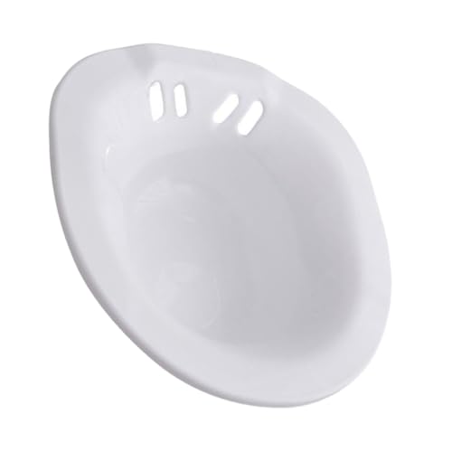 COLLBATH Ergonomic Sitz Bath Basin for Women Postpartum Care Capacity Private Parts Cleaner with Spill-Resistant Wide Edges Compatible with Toilets for Soothing Relief and Faster