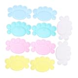 Polyvalent : le petit plateau de palette de peinture pour pieds est adapté pour mélanger, mélanger et stocker diverses peintures, ce qui le rend très pratique pour les artistes, les plateaux de peinture pour la peinture, la palette d'aquarelle de bricolage