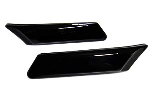 2 x czarne przydymione soczewki kierunkowskazy bursztynowe LED wzmacniacz światła do 2004-2012 Carrera 911 997 Bokser Cayman 987