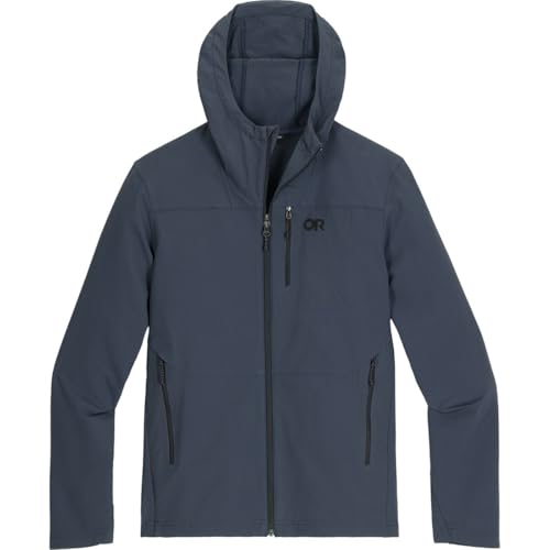 Outdoor Research Men's Ultima Softshell Hoodie | Wind & Water Resistant, Abrasion Resistant, Zippered Pockets, UPF 50+3