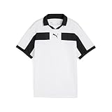 Ajuste: relajado; material principal: jacquard de doble cara; cuello: cuello; mangas cortas; longitud: regular; detalles de la marca PUMA ; PUMA Youth: recomendado para niños mayores de 8 a 16 años