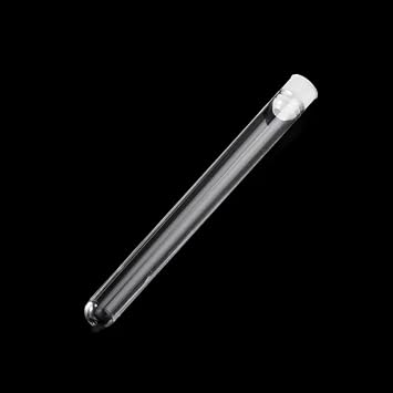 10Pcs/Set Plastic Test Tubes 15 * 150mm for Lab Test Tool with Screw Cap Transparent
