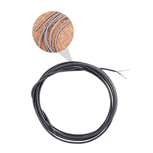 Holibanna Conductor Shielded Wire for Guitar Circuit Wiring Durable Insulated Cable for Noise Reduction and Soundproofing Long Wiring Runs