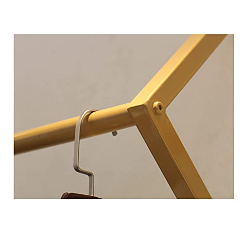 Percha de ropa interior de hierro de pared con barra lateral irregular duradera 120cm 6