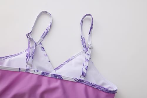 Image of Girls 3 Piece Bikini Bathing Suit Teen Girls Swimwear Sport Swimsuits with Shorts 9-16T