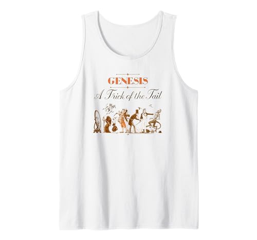 Image of Genesis Trick of The Tail Tank Top, Men, White, Small