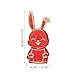 Donchaanfuuy ﻿Foldable Bunny Cell Phone Stand,Cute Rabbit Phone Stand for Desk,Phone Holder for All Mobile Phones,Portable Foldable Phone Bracket (Pink)