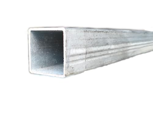 Tubo Tubolare Ferro Scatolato Quadro Zincato Misura 20-30-40 Asta Ferro Vuota (mm 30x30x2 metri 3)
