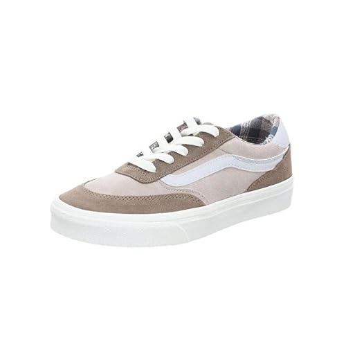 Vans Vans Women's Brooklyn LS Shoe | Low-Top Sneakers for Everyday Wear, Walking, Work & Fashion, Outdoor Plaid Warm Taupe, 9