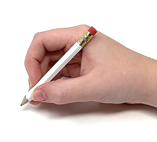 Lápices de grafito blancos con borrador, caja x72 miniatura 3