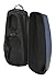 GEWA Space Bag Blue with Bow Case - Violin Case/Backpack for 4/4 - 3/4 Violins - Polycarbonate Outer Cover - Ergonomic Back - Accessory Compartments