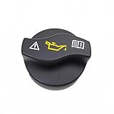 JkorkM A0000101685 Engine Oil Filler Gas Cap, Oil Filler Plug Cover Compatible With Benz A-Class 1997-2017 Valve Oil Cap Black M270 M271 M272 M274 M642 Engine Filler Oil Cap CLA GLK E S