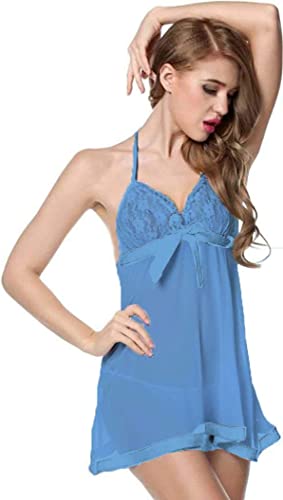 Image of Women Babydoll Lingerie with G -String Panty