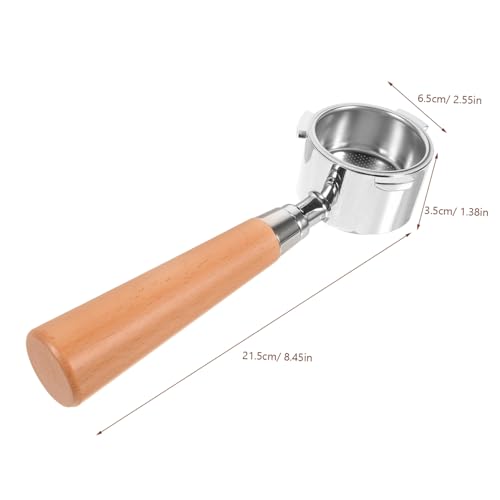 Porte-filtre ergonomique SHOWERORO résistant à la chaleur en hêtre