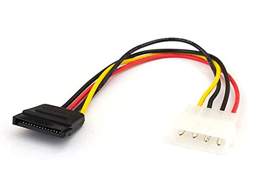 Cable adaptador de energía SATA Networx, 6 pulgadas, pack 2