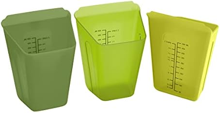 KUHN RIKON Mise en Place 3-Piece Measuring Cup Set, Green image 3