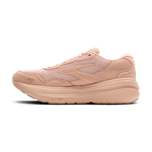 Brooks Women’s Ghost Max Suede/Leather Neutral Running & Walking Shoe - Rose/Tuscany - 10 Medium - image 5