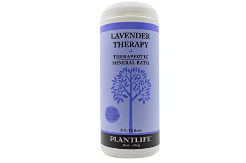Plantlife Lavender Therapeutic Mineral Bath Salt- 16 oz
