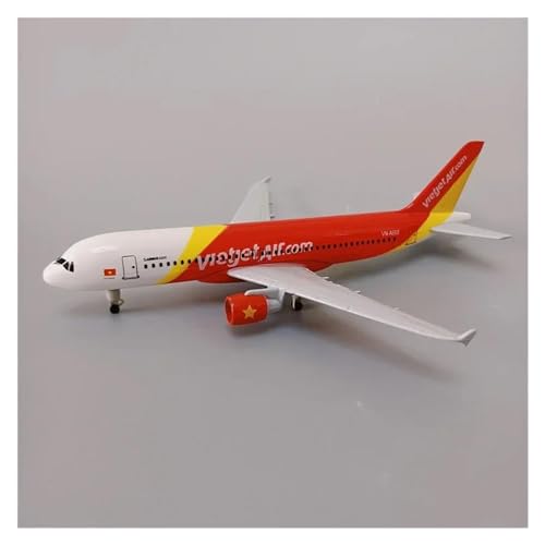 Modelo de avión VietJet Airbus A320 de aleación metálica coleccionable 4