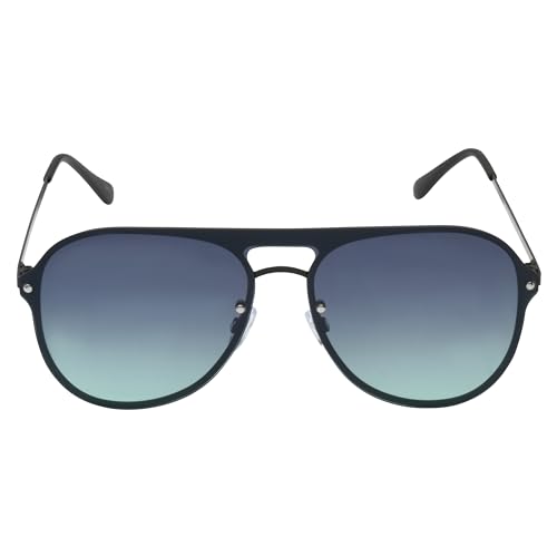 Image of Rocawear mens R1522 Stainless Metal Shield Uv400 Protective Aviator Pilot Sunglasses. Gifts for Men With Flair, 150 Mm Aviator Sunglasses