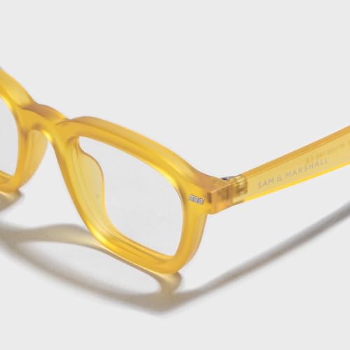 Image of SAM AND MARSHALL DAWN Eyeglass I Square Shape I Computer Glasses I Polycarbonate Frames I Unisex