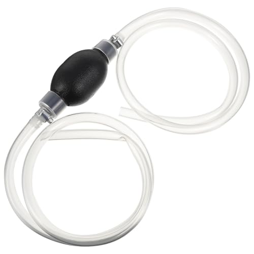 MUSISALY Bomba de Sifón Manual para Transferencia de y Gasolina Bomba de Mano Ligera Manguera Diseño de Esfera Reforzada para Vehículos y Trasvase de Líquidos Seguros