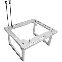 Open Air ITX PC Frame HTPC Water Cooling Test Bench Aluminum Case Bare Overclocking DIY Computer Frame Support Graphics Card Black