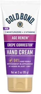 Gold Bond Age Renew Crepe Corrector Hand Cream, 3 oz.