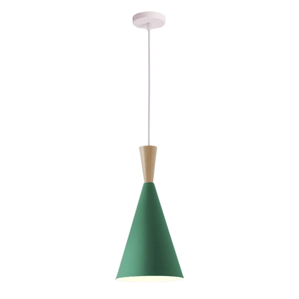 STVDEDG 1-Pack Modern Macaron Chandelier Shade Flush Mount E27 Single Head Hanging Light Industrial Personalized Pendant Lamp Porch Aisle Decoration Lighting Fixtures for Loft Coffee Kitchen Island