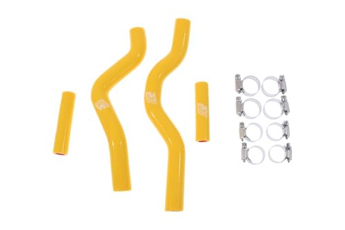 Kit durites radiateur SUZUKI RM250 2001 2002 2003 2004 2005 2006 2007 2008 jaune avdb-moto