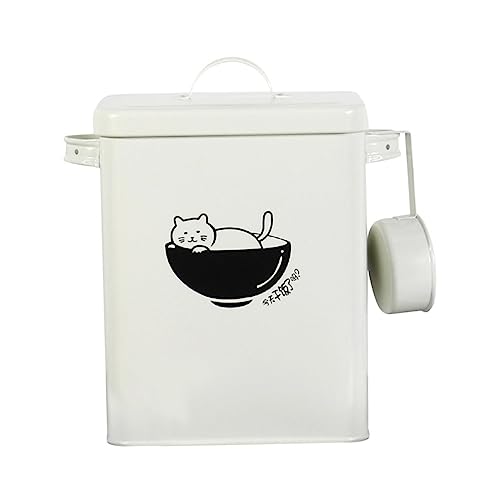 Milisten 1 Conjunto De Recipientes De Almacenamiento De Alimentos Para Mascotas Recipiente De Alimentos Para Perros Sellados Dispensador De Alimentos Secos Contenedor De Juguete Recipiente