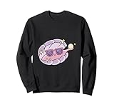 Clam with a pearl wearing sunglasses