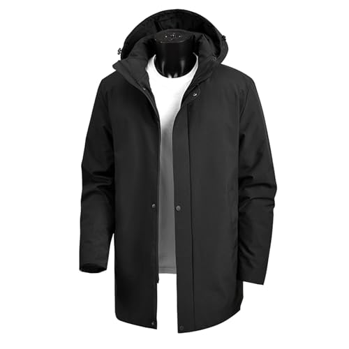 Chaquetas de invierno a prueba de viento con botones y cremallera