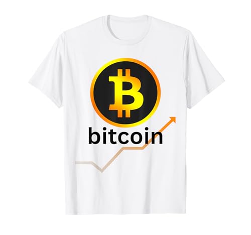 Maglietta Bitcoin Going Long Graph Criptovaluta Trader Maglietta
