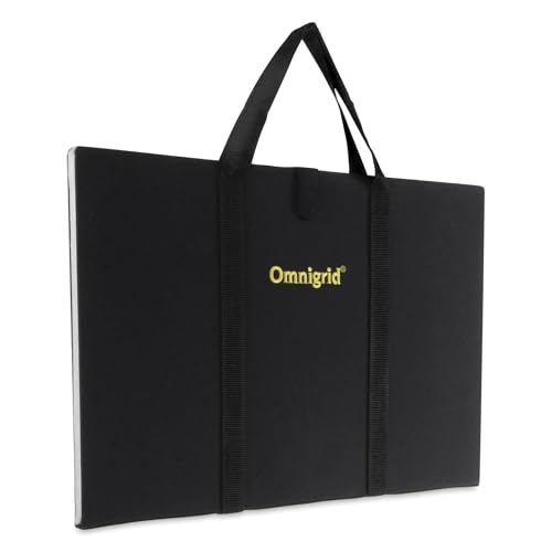 Dritz Omnigrid Fold-Away Cutting & Pressing Station, 13' x 19', Black